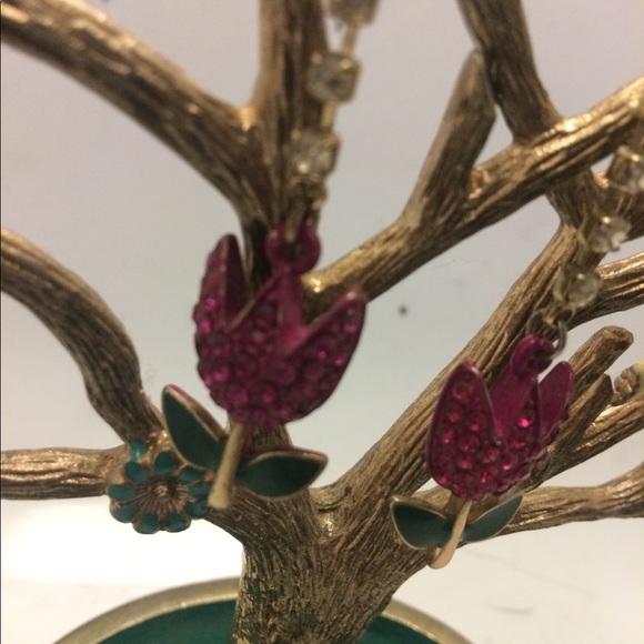 Betsey Johnson Pink Tulip Earrings - Picture 4 of 4